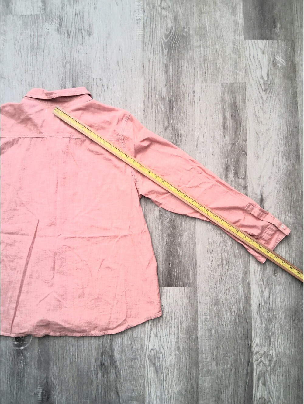 Old Navy Women's XL Pink Long Sleeve Button Up Shirt 100% Cotton Pocket Casual
